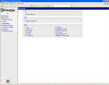 AtlanticGes CRM - Módulo Postventa - Vista del menú
